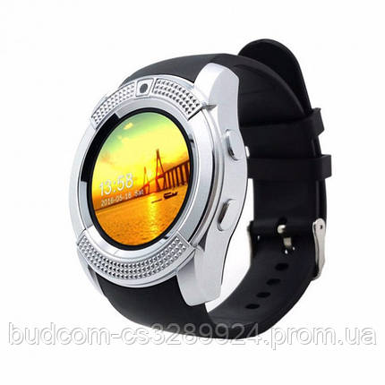 Розумні смарт-годинник Smart Watch V8. Колір: срібло, фото 2