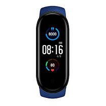 Фитнес браслет Smart Watch M5 Band Clack смарт-трекер. Колір синій, фото 2