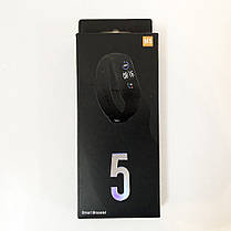 Фитнес браслет Smart Watch M5 Band Clack смарт-трекер. Колір червоний, фото 3