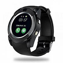 Розумні смарт-годинник Smart Watch V8. Колір: чорний, фото 3