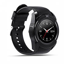 Розумні смарт-годинник Smart Watch V8. Колір: чорний, фото 2