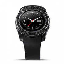 Розумні смарт-годинник Smart Watch V8. Колір: чорний, фото 3