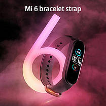 Фиттнес браслет FitPro Smart Band M6 (смарт рокуник, пульсоксиметр, пульсоксиметр). Колір рожевий, фото 3