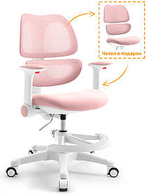 Крісло комп'ютерне дитяче для дівчинки школяра з підставкою Mealux Dream Air