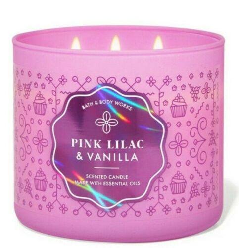 Pink Lilac and Vanlla ароматизована свічка оригінальна від Bath & Body Works, фото 1