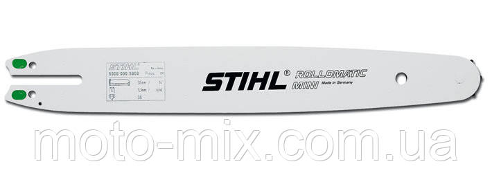 Направляющая шина Stihl Rollomatic E Mini 30 см, 1,1 мм, 3/8"P, 44 z (30050003905) - фото 1 - id-p274430437