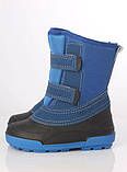 Зимові підліткові чоботи для хлопчика з гумовою колошею Nordik Alisa Line синій розміри 26-37, фото 2