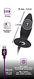 Анальний корок Black Velvets Rechargeable Plug Small, фото 6