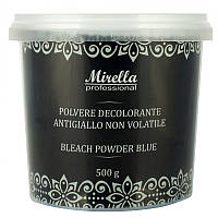 Освітлююча синя антижовта пудра для волосся 500 г, Mirella Professional Blue Bleach Powder