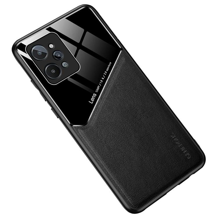 Бізнес чехол бампер GENEROUS для Realme C31 зі скла і штучної шкіри