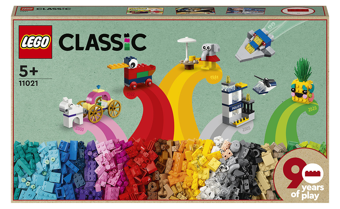 LEGO Classic 90 років гри 1100 деталей (11021)