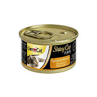Консервированный корм для котов GimCat ShinyCat с тунцом и курицей 70 г
