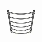 Рушникосушарка водяна Deffi Класик 500x600 мм, фото 2