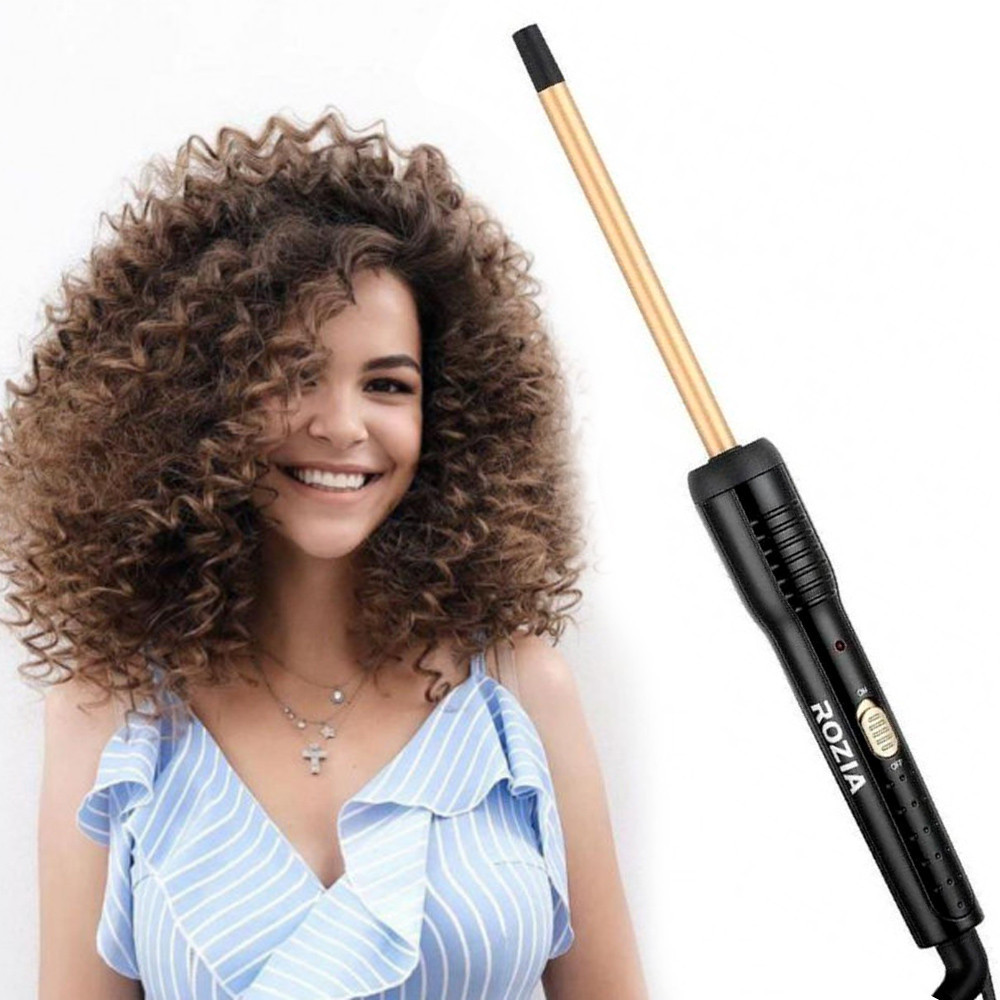 Плойка для завивання волосся з керамічним напиленням для кучерів ROZIA 10 мм