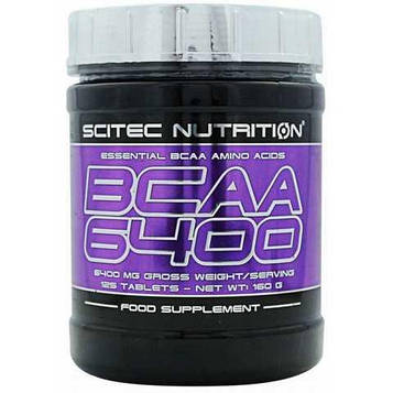 Амінокислоти BCAA - Scitec Nutrition BCAA 6400 / 125 tabs