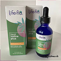 Life flo Liquid iodine plus Калій йодид із смаком натурального апельсину, 59 мл