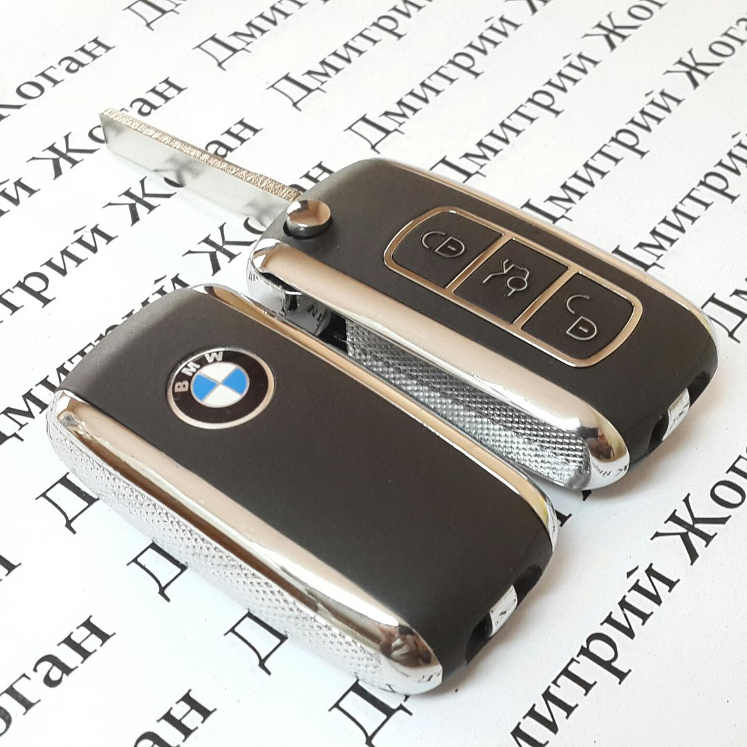 Ключ BMW (корпус БМВ) 3 - кнопки, лезвие HU92 - фото 2 - id-p274420103