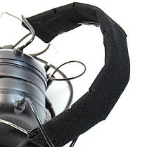 Навушники активні тактичні Earmor M31 Black + кріплення Premium на шолом каску, фото 5