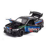 Машинка BMW M4 іграшка дитяча моделька металева 15 см Чорний (59698), фото 2