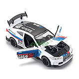 Машинка BMW M4 Sport 1:32 іграшка Білий (RS-14707, 6968172650628), фото 4