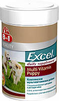 Витаминный комплекс для щенков и молодых собак 8in1 Vitality Excel Puppy Multi Vitamin 100 таблеток