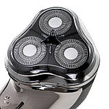 Електробритва акумуляторна c 3 плаваючими головками Camry CR 2925 Водонепроникна IPX6 + триммер для бороди, фото 9