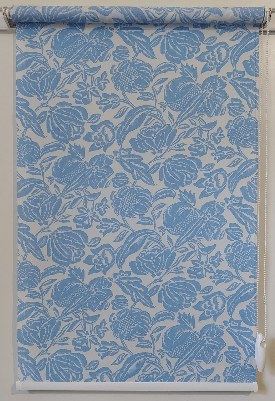 Рулонна штора А-020 Синій 475*1500