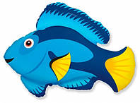 Шар фольга фигурки Рыбка синяя 901770