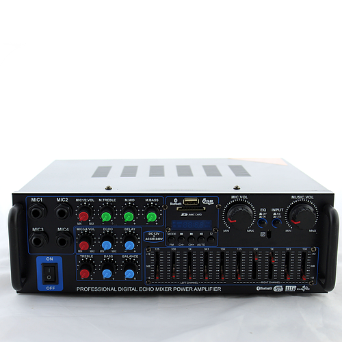 Купить Усилитель звука 326AMP-BT с Bluetooth, интегральный, Karaoke на ...
