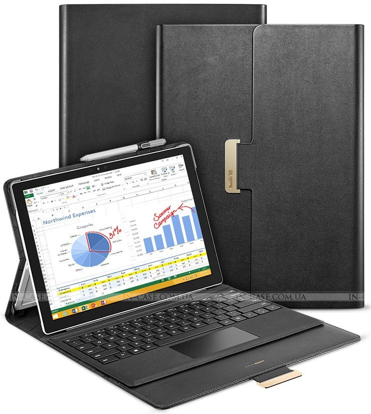Чехол ESR Intelligent Series для Microsoft Surface Pro 4/5/6 Black, фото 1