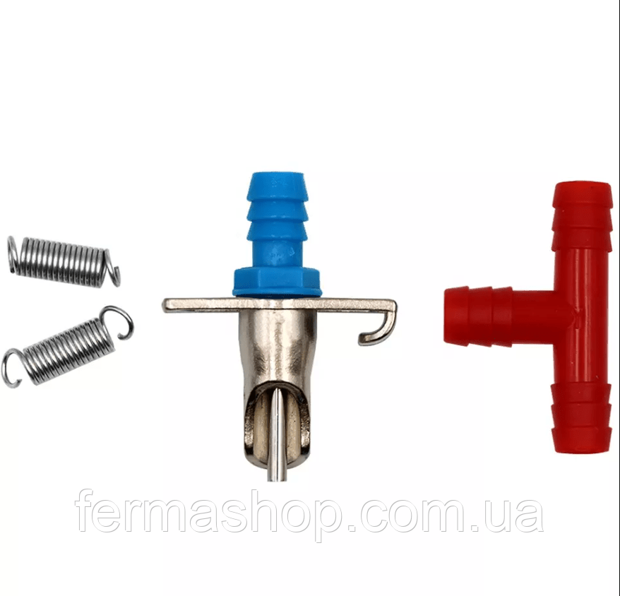 Ніпельна (сосковая) поїлка для кролика (кролів), гризунів під шланг 8 мм, фото 1