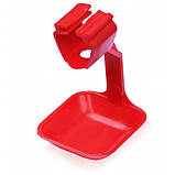 Краплеуловлювач для ніпельної поїлки під трубу 22х22 або круглу 25 мм., фото 4