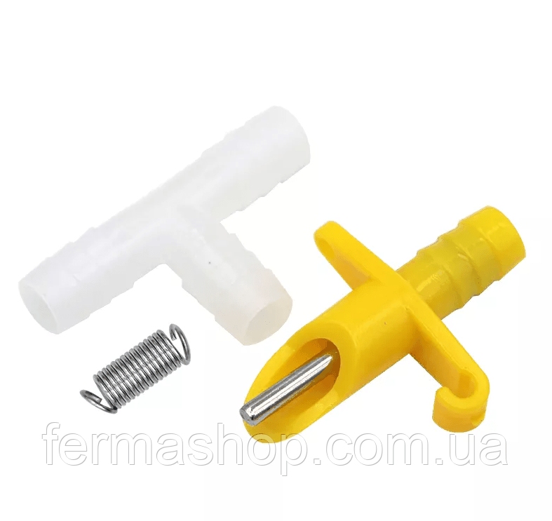 Ніпельна (сосковая) поїлка для кроликів (кролів), гризунів пластмасова, фото 1