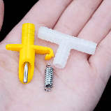 Ніпельна (сосковая) поїлка для кроликів (кролів), гризунів пластмасова, фото 3