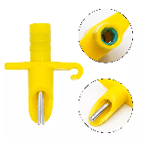 Ніпельна (сосковая) поїлка для кроликів (кролів), гризунів пластмасова, фото 4