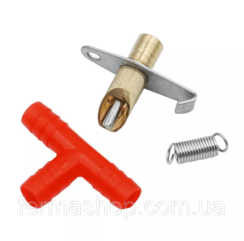 Ниппельная поїлки для кроликів латунна, фото 1