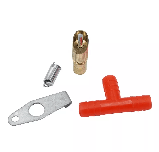 Ниппельная поїлки для кроликів латунна, фото 2