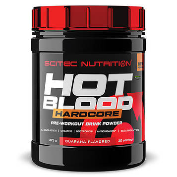 Передтренувальний комплекс - Scitec Nutrition Hot Blood Hardcore / 375 g