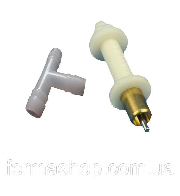 Ниппельная поїлки для кролів з контргайкою, фото 1