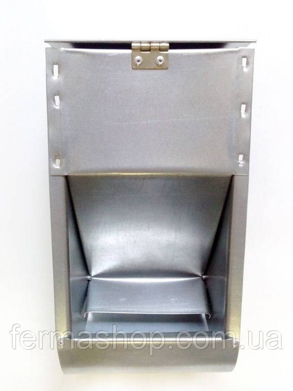 Бункерна годівниця для кроликів та ін. гризунів на 2,5 літра з кришкою, фото 1