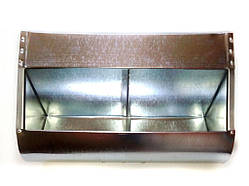 Бункерна годівниця для кроликів та ін. гризунів на 5 літра +з перегородкою