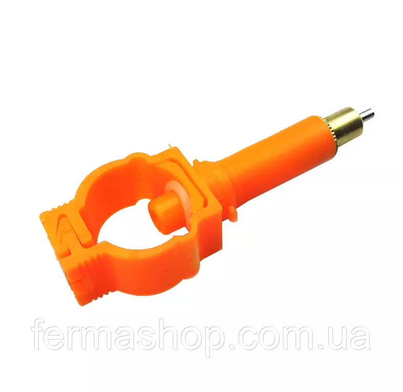 Ниппельная поїлка для кролика під трубу 25мм, довжина 6см, фото 1