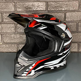 Кросовий мотошлем ендуро BLD 819-7 червоний