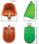 Поїлка чашкова з високоміцного пластика. Для відбирання та дорощування., фото 4