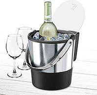 Оригинальное ведро для льда для шампанского из нержавеющей стали Oggi Insulated Ice Bucket Stainless Steel