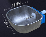 Напувалка чашкова для кроликів з нержавіючої сталі №2, фото 4