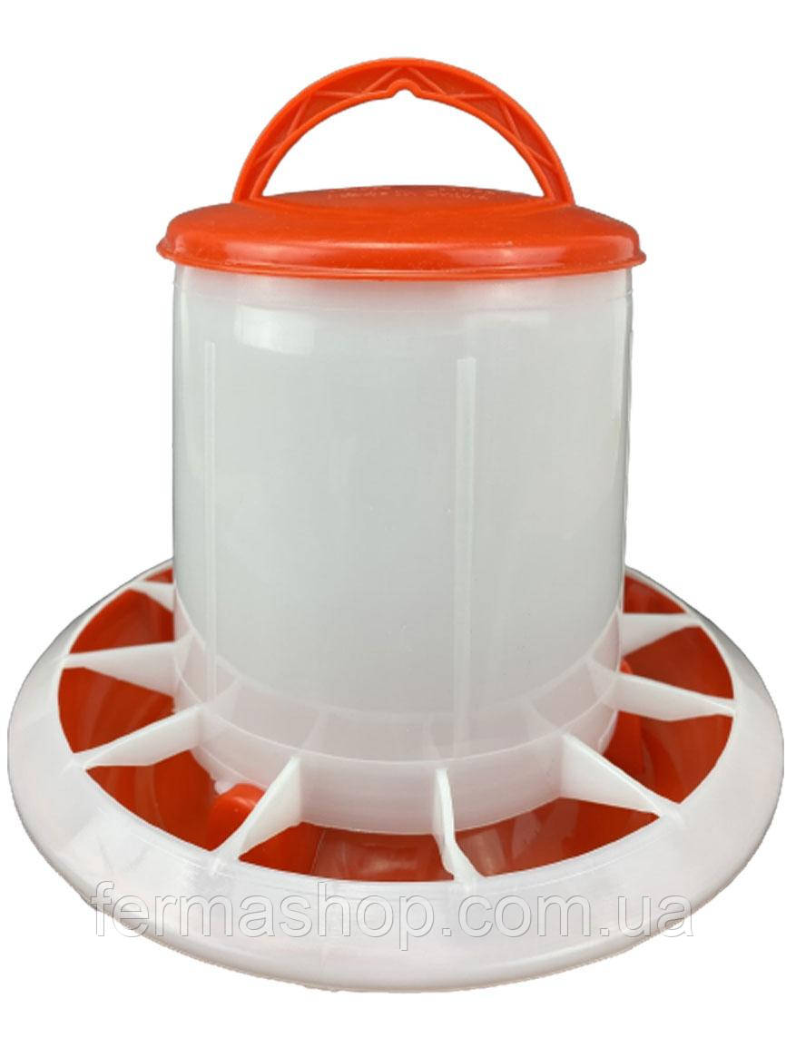 Бункерна годівниця для курей на 3 л., фото 1