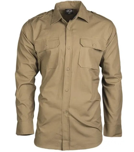 Тактична Сорочка Mil-Tec Ripstop coyote d/r 10915005