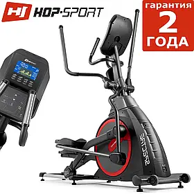 Орбітрек електромагнітний Hop-Sport HS-300CF Spectre з телеметричним поясом + захисний мат під тренажер