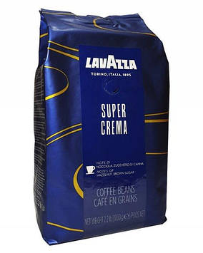 Кава в зернах Lavazza SUPER CREMA 1 кг